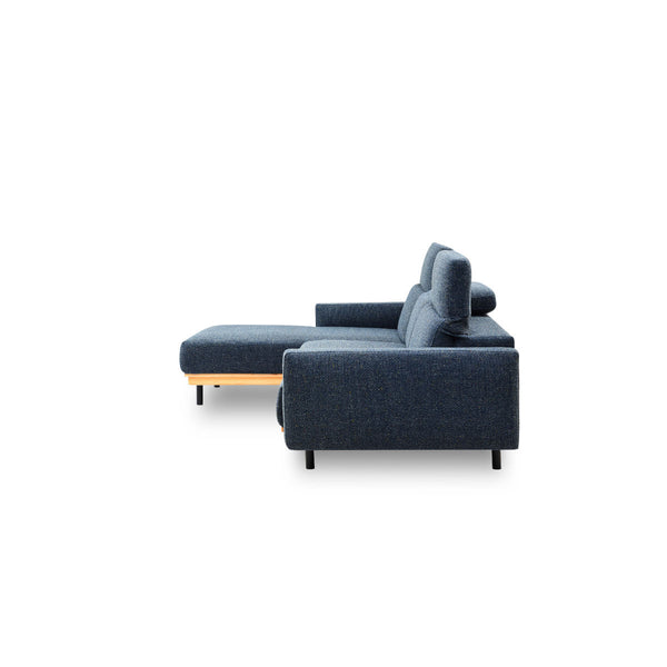 側面 #A41 カスタード（ファブリックAランク） #木部ナチュラル