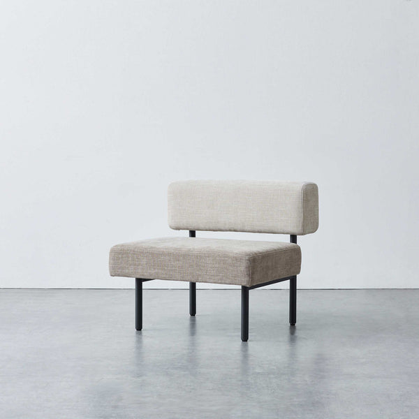 ウィムス ベンチソファ 幅80cm #チャコールグレーミックス