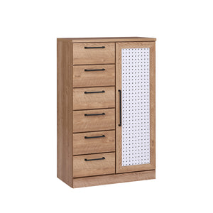 ファースト キャビネット #ウォールナット/ブラック #幅80cm