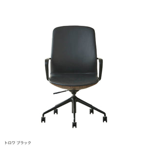 トロワ　オフィスチェア #ブラック