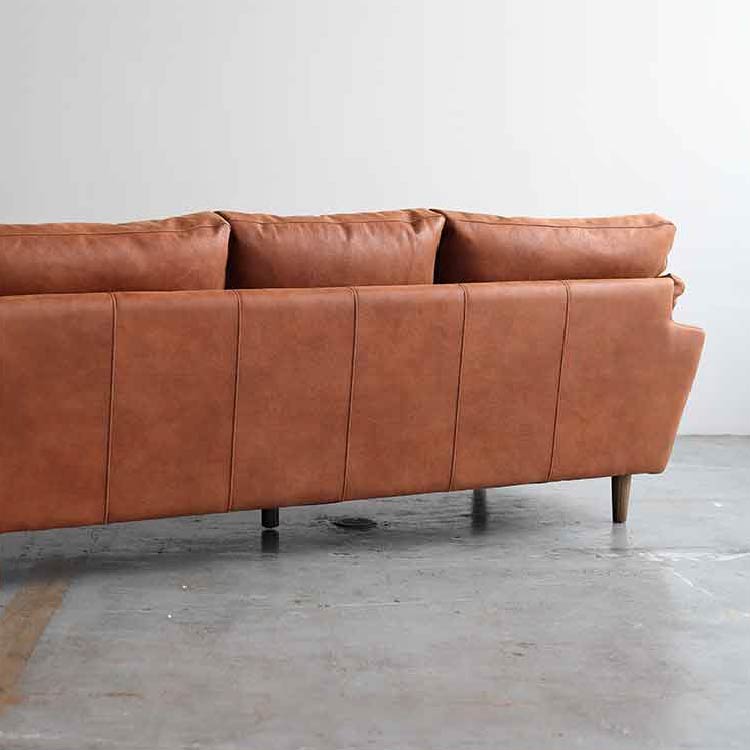 リーケ 3人掛けソファ スーパーレザーテックス