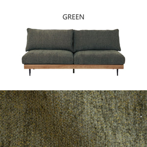 アリシア 3人掛けソファ 幅180cm #ストーンホワイト【ペットフレンドリー生地】