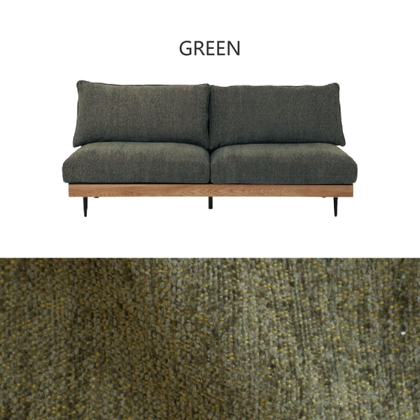 アリシア 3人掛けソファ 幅180cm #ストーンホワイト【ペットフレンドリー生地】