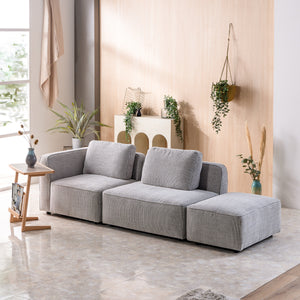 ※こちらの画像はルクソールグレーです。 #サンドベージュ #ブークレ生地