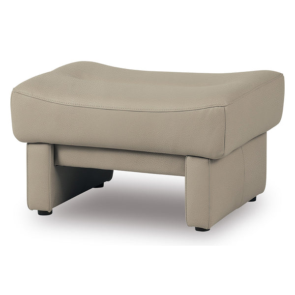 マリーデン　オットマン #FLT01 フォギーグレージュ（ファインレザーテックス）