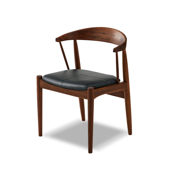 アレンⅢ ダイニングチェア #ウォールナット×ブラック