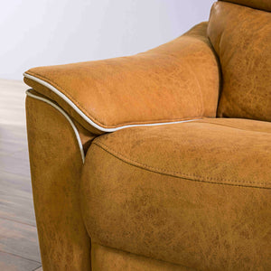 ※キャメル色のみ白色のパイピングです。他カラーは張地と同色のパイピングとなります。 #LT01 キャメル（レザーテックス アニリン）