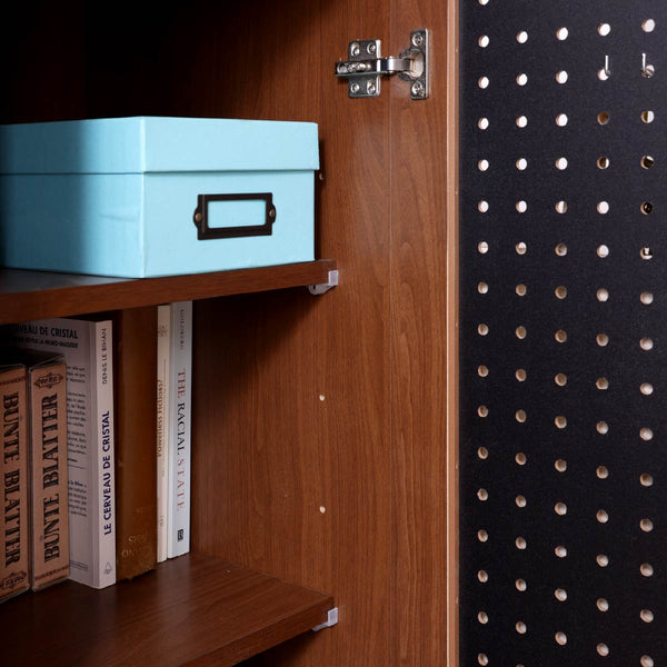 ファースト キャビネット #ウォールナット/ブラック #幅80cm