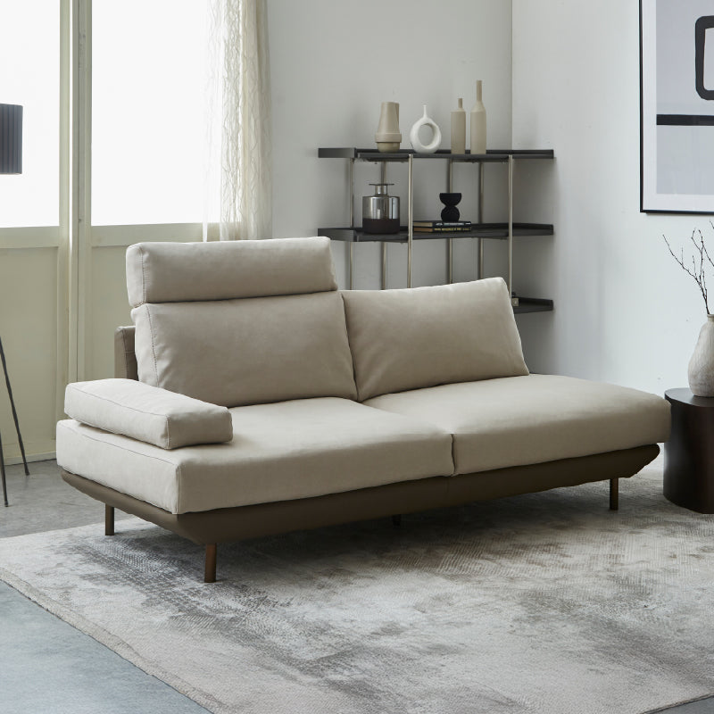 コスターナ 3人掛けソファ ブロンズゴールド脚 幅198cm ｜RELAX FORM