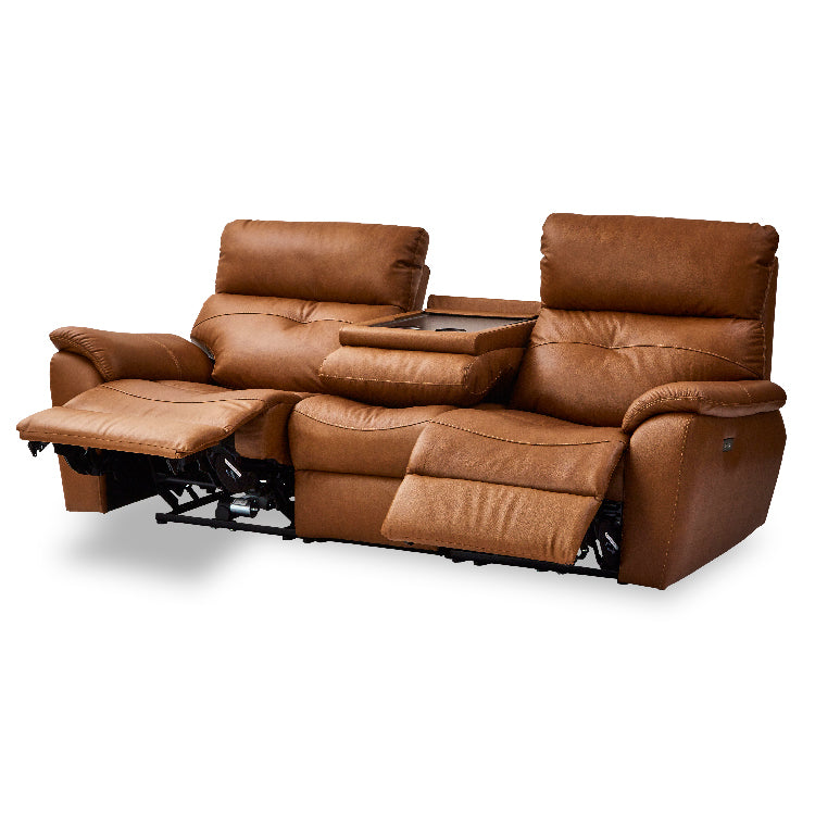 ラッフル 3人掛けソファ 電動リクライニング 幅205㎝