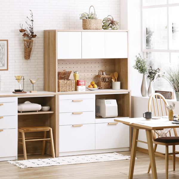 メルク ダイニングボード 食器棚ー #ホワイト