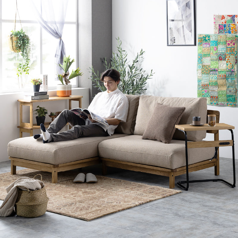 マナー④ スモールカウチソファ 幅173cm カバーリング ファブリック