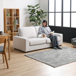 アビー ３人掛けソファ ペット専用ソファ フルカバーリング #ストーンホワイト