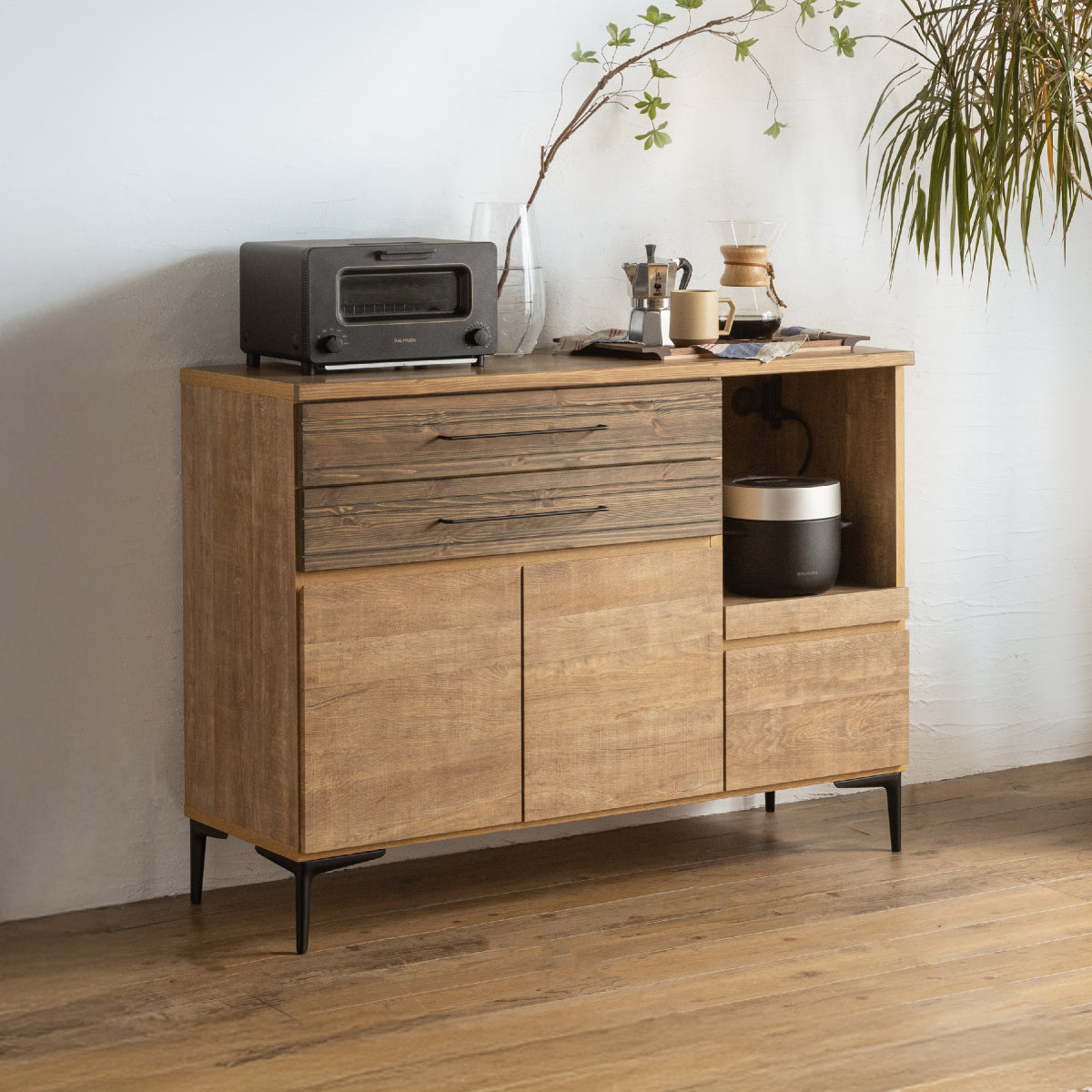 ナリエ 幅120cm キッチンカウンター ｜家具・インテリア通販の関家具