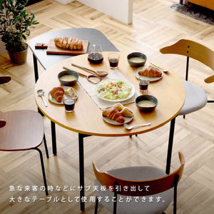 カペルⅡ ダイニングテーブル #オーク×ブラック