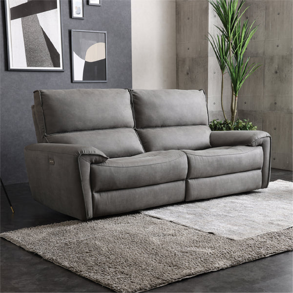 ３人掛けサイズの２割れなので、１人あたりの座面幅は71cmとゆったりくつろげる設計。 #LT01 キャメル（レザーテックス アニリン）