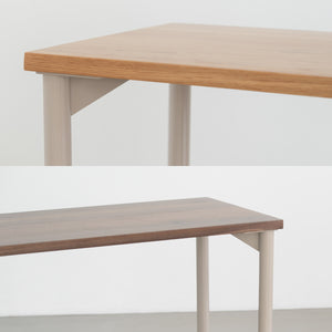 ノードⅡ カウンターテーブル #オーク #幅120cm×奥行50cm #LEG08（ブラック）