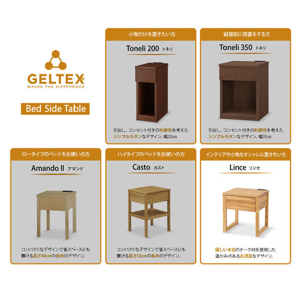 リンセ ナイトテーブル #Default Title