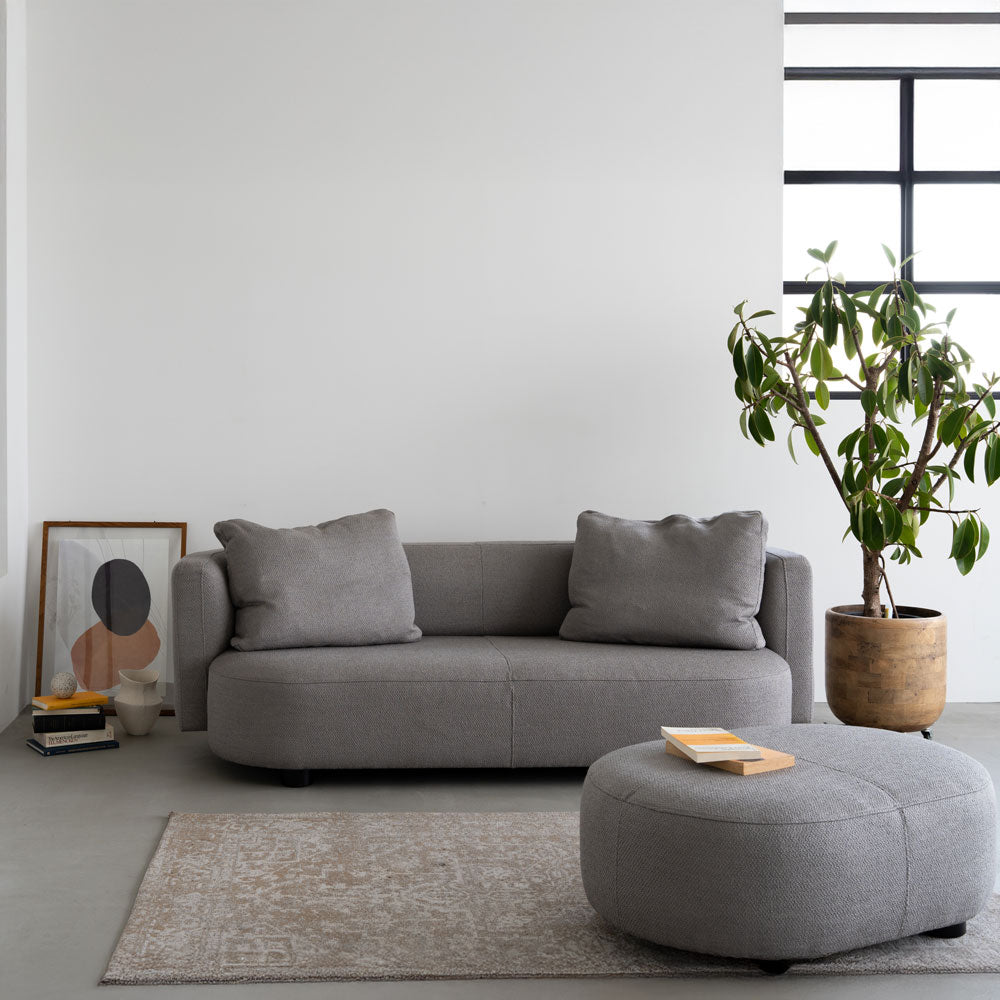 アールド オットマン ソファ 幅97cm