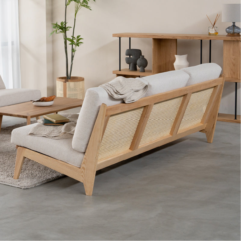 コレイト 3人掛けソファ 木製フレーム