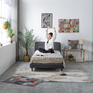 シリカ ベッドフレーム #ソフトブルー