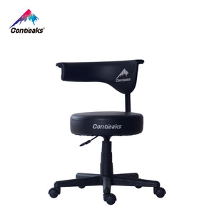 アーク V2 ゲーミング 回転 スツール 360度 座面昇降 低座面仕様 合成皮革 ブラック #ブラック