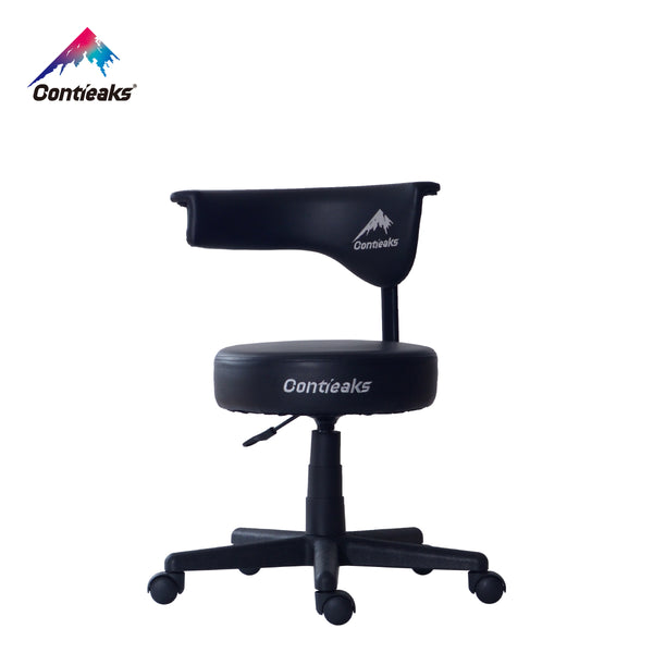 アーク V2 ゲーミング 回転 スツール 360度 座面昇降 低座面仕様 合成皮革 ブラック #ブラック