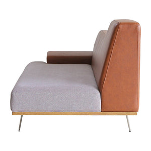 イットソファ 2.5人掛け右肘 #キャニオンブラウン×ライトグレー