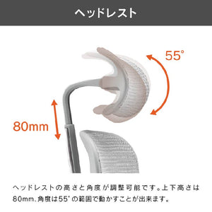 エルゴヒューマン プロⅡ ハイタイプ オットマン付 #ブラック×ブラック #ウレタンキャスター