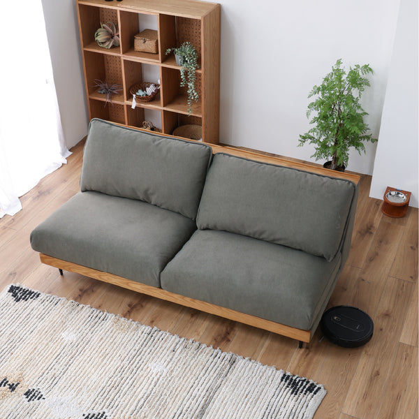 アリシア 3人掛けソファ 幅180cm #ストーンホワイト【ペットフレンドリー生地】