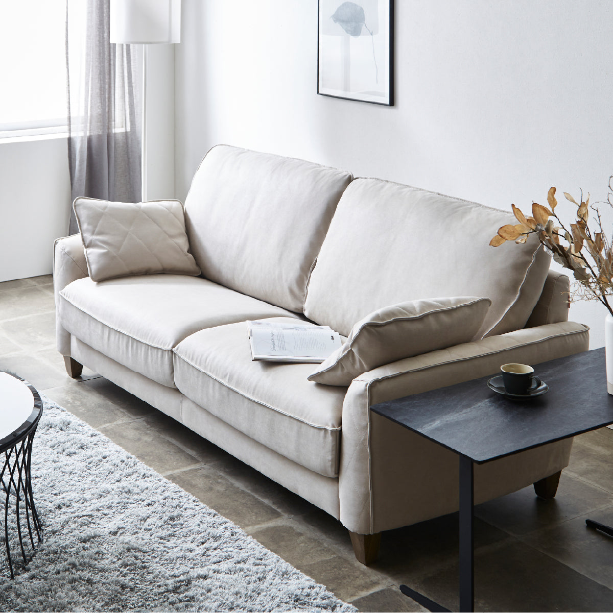 コロンバスⅡ 3人掛け幅202cm ｜関家具公式通販サイト