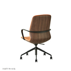 トロワ　オフィスチェア #ブラック