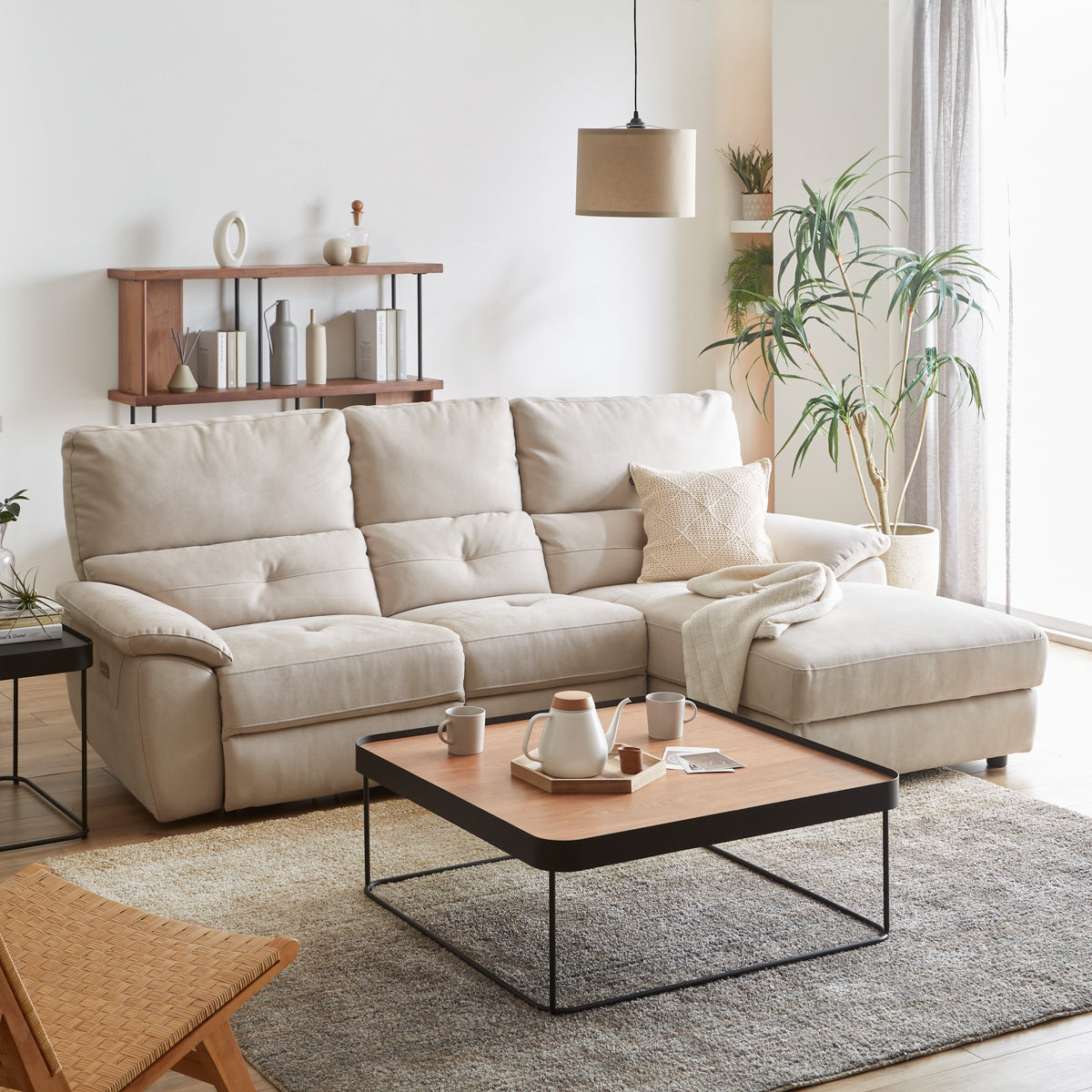 ドラゴ 左スモールカウチソファ 幅219cm ｜関家具公式通販サイト 関家具