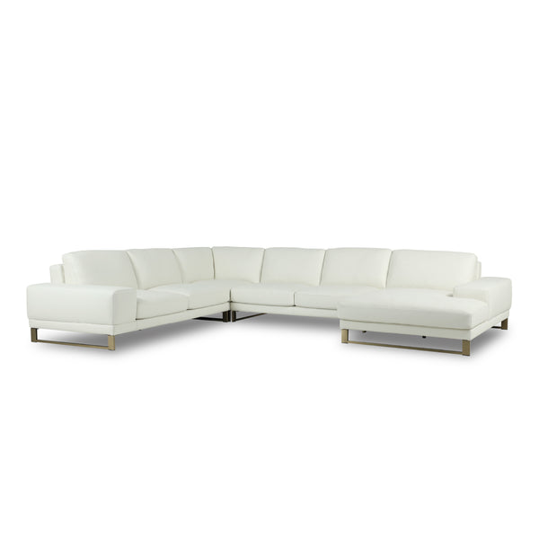 ステンレスのシルバー脚を使用しているため、シックで上品な雰囲気を醸し出してくれます。 #SILT21 スノーホワイト（シルキーレザーテックス）