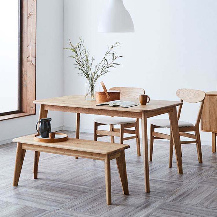 バレーナ ダイニング 4点セット 幅135cm テーブル ベンチ ×1台 チェア×2脚