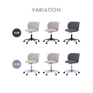 ブレッツ デスクチェア #ビスケット #ブラック脚