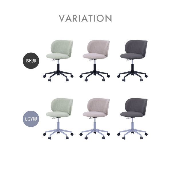 ブレッツ デスクチェア #ビスケット #ブラック脚