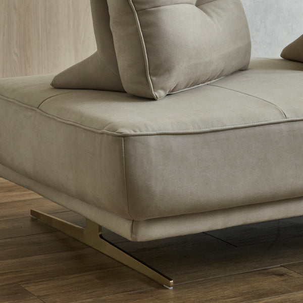 プラチナグレーの本体に、ペールゴールドの脚を組み合わせた、上品さが際立つ直営店限定の「アルフレード」です。 #Default Title