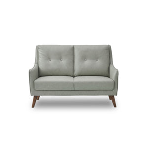 ユール　2人掛けソファ　幅130cm #FLT84 クレイグリーン（ユーロテック）