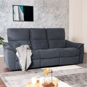 ３人掛け（PLT102インディーブルー） #PLT102 インディーブルー（プライムレザーテックス）