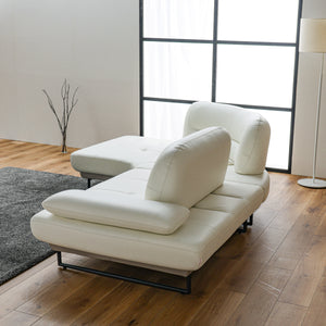 背面や側面の細かいラインまで美しい仕上がりなので、自由にレイアウトを楽しめます。 #SLT15 オールドキャメル（スーパーレザーテックス） #右カウチ