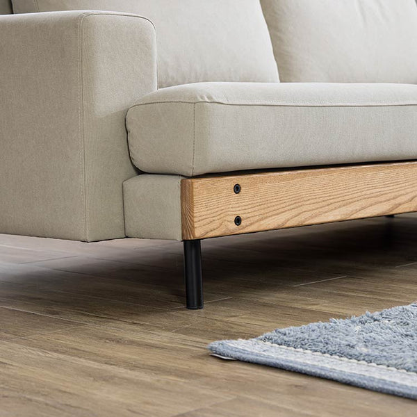 バスク 2.5人掛けソファ キャンバス #アイボリー