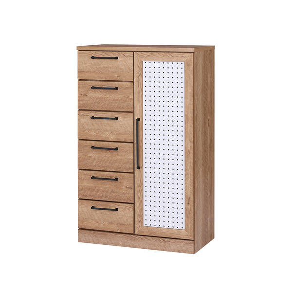 ファースト キャビネット #ウォールナット/ブラック #幅80cm