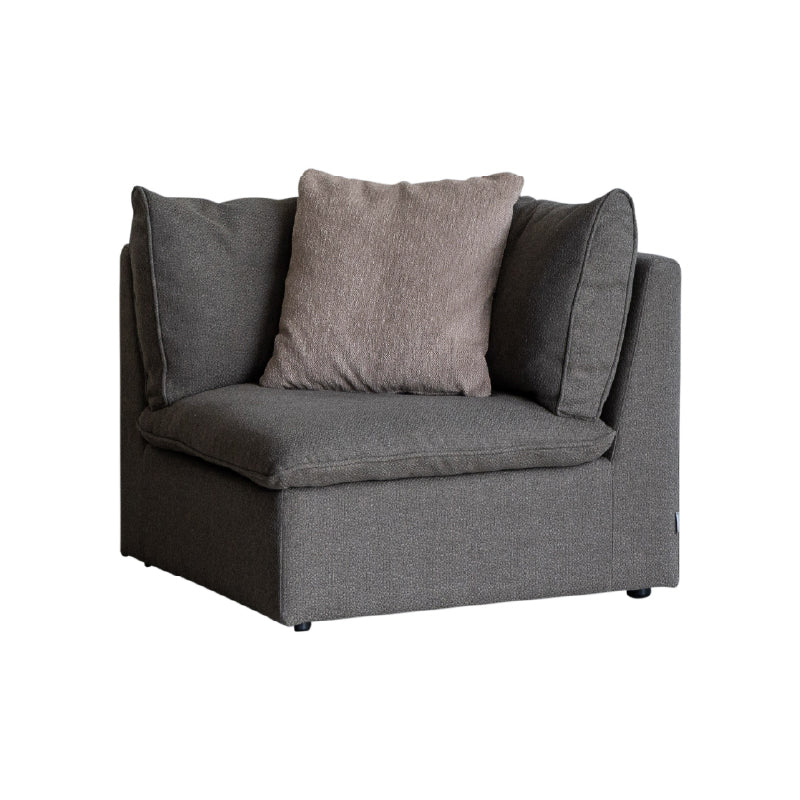 オフトソファ コーナー GRAチャコールグレー/TIMベージュ | 家具