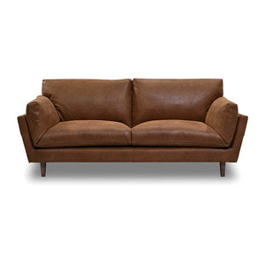 リーケ 2.5人掛けソファ スーパーレザーテックス #アーモンドブラウン