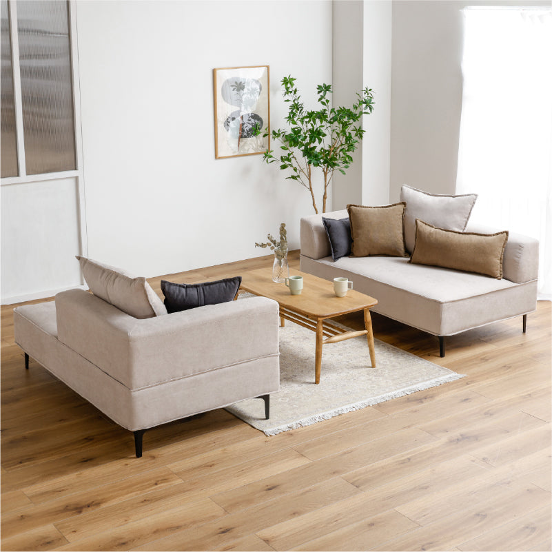 【takkk24】【未使用品】カウチソファ 関家具 コモル コモル カウチソファ 組み換え クッション付 お掃除ロボット対応