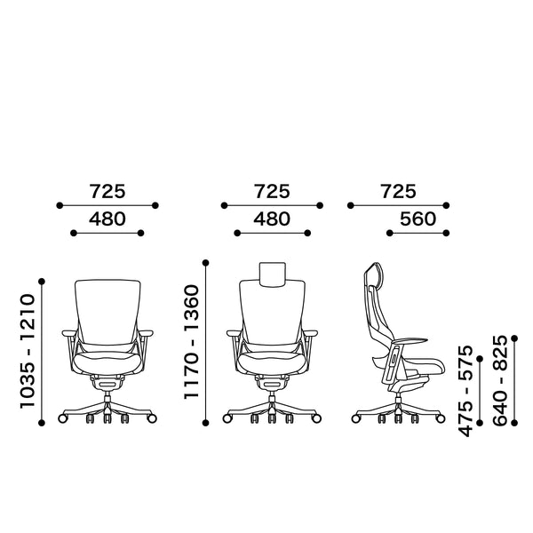 ワウ オフィスチェア ローバック #ブラック