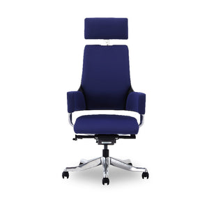 デルフィ オフィスチェア #ネイビーブルー #ハイバック