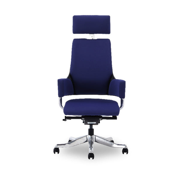デルフィ オフィスチェア #ネイビーブルー #ハイバック