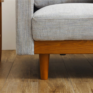 シュリンプ 3人掛けソファ 幅180cm 北欧 ヴィンテージ #ベージュ